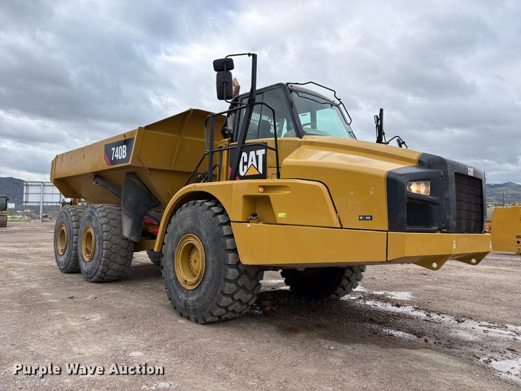 image for item EU8656 2015 Caterpillar 740B articulated haul truck