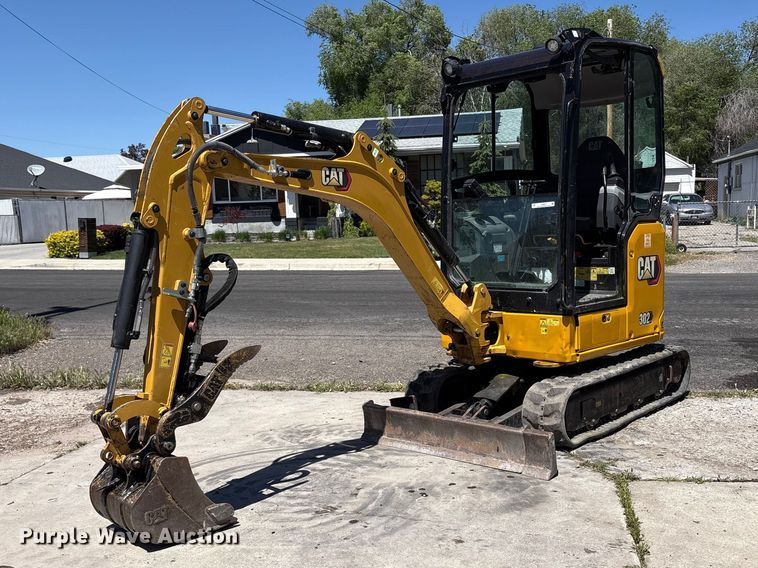 image for item EU8657 2021 Caterpillar 302CR mini excavator