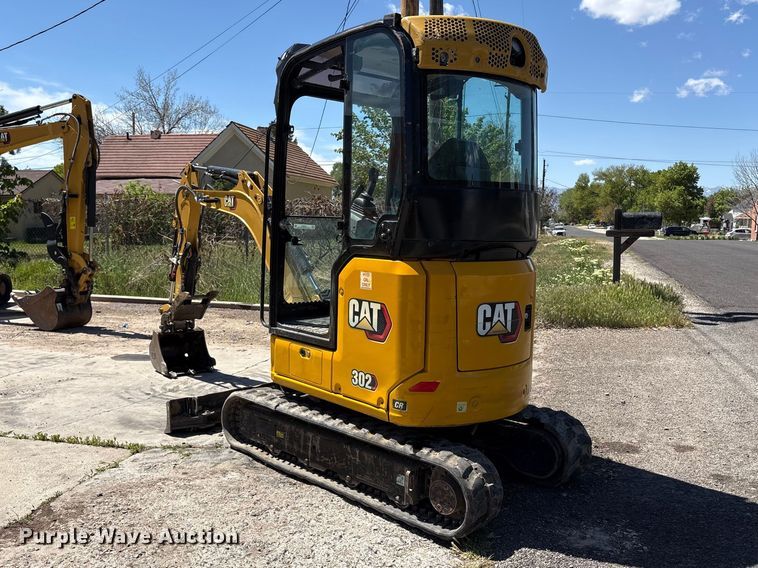 image for item EU8657 2021 Caterpillar 302CR mini excavator