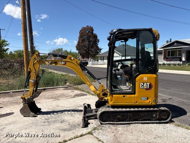 image for item EU8657 2021 Caterpillar 302CR mini excavator