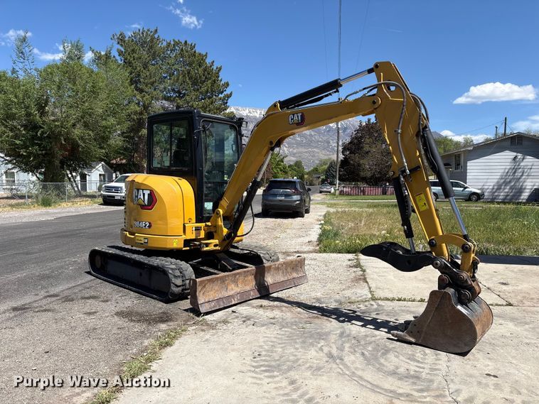 image for item EU8658 2021 Caterpillar 304E2 mini excavator