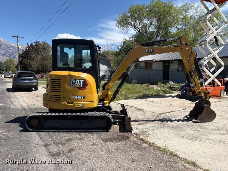image for item EU8658 2021 Caterpillar 304E2 mini excavator