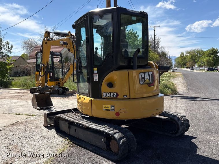 image for item EU8658 2021 Caterpillar 304E2 mini excavator