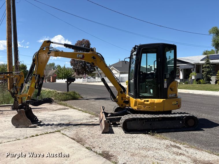 image for item EU8658 2021 Caterpillar 304E2 mini excavator