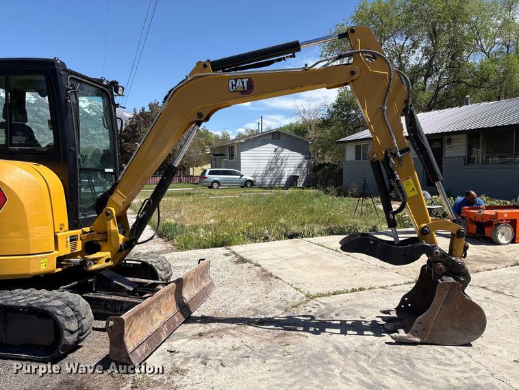 image for item EU8658 2021 Caterpillar 304E2 mini excavator