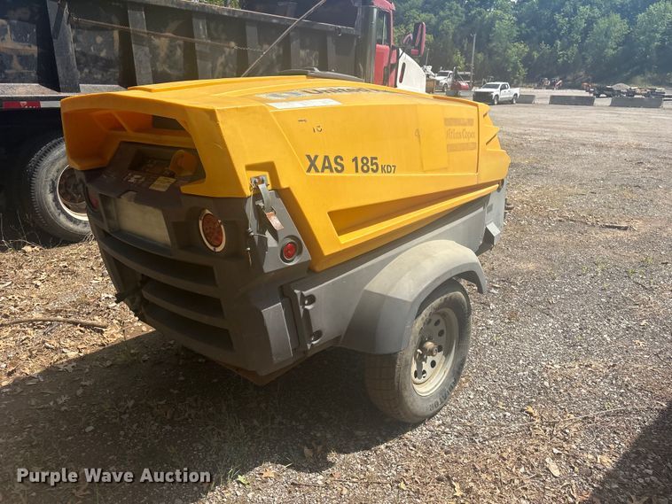 image for item EV2923 2015 Atlas Copco XAS 185 air compressor