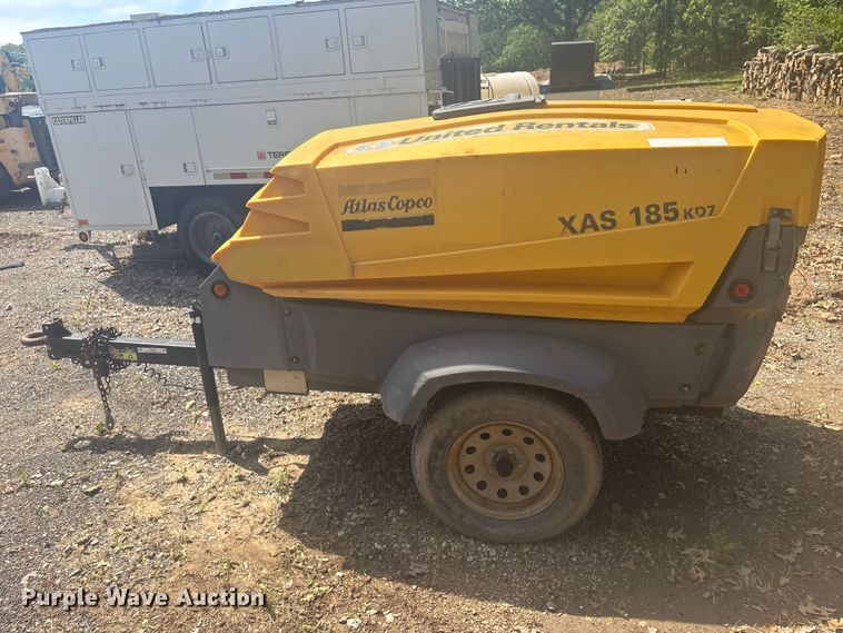 image for item EV2923 2015 Atlas Copco XAS 185 air compressor