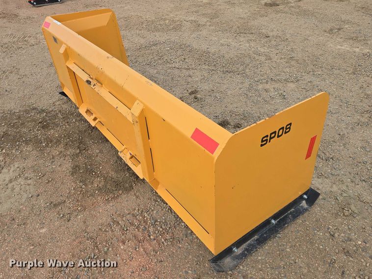 image for item EV5778 Industrias America SP08 skid steer snow pusher