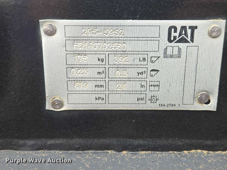 image for item EV5786 Caterpillar excavator bucket
