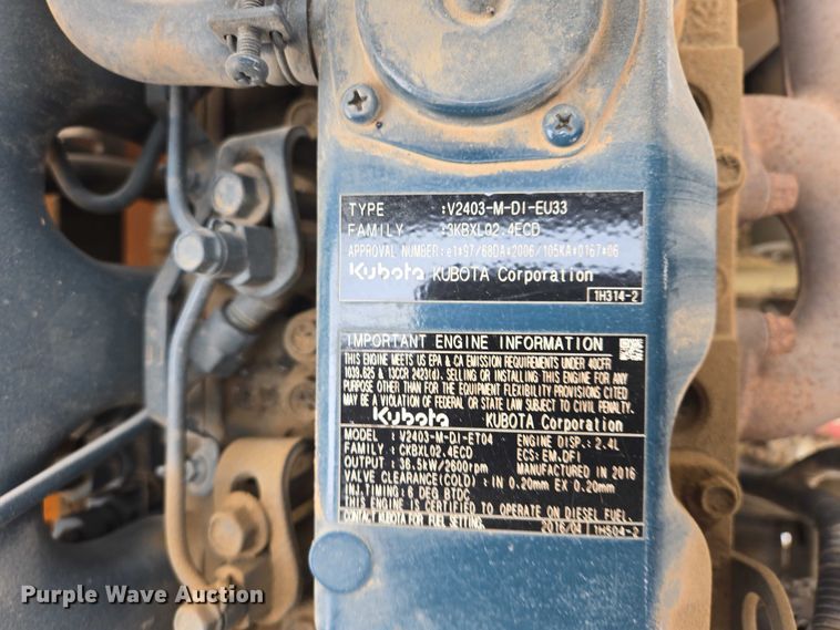 image for item EV5792 2016 Doosan C185 air compressor