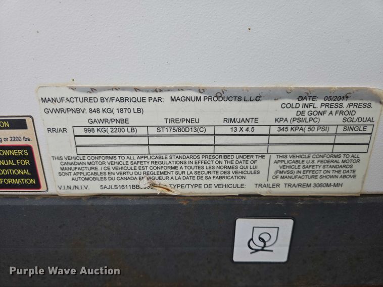 image for item EV5798 2011 Magnum MLT3060M light plant