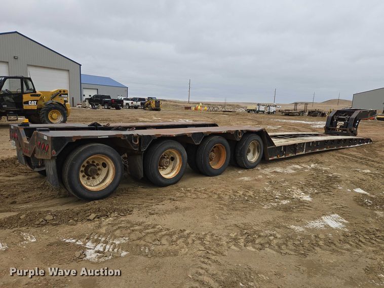 image for item EV5810 2012 Pitts lowboy equipment trailer