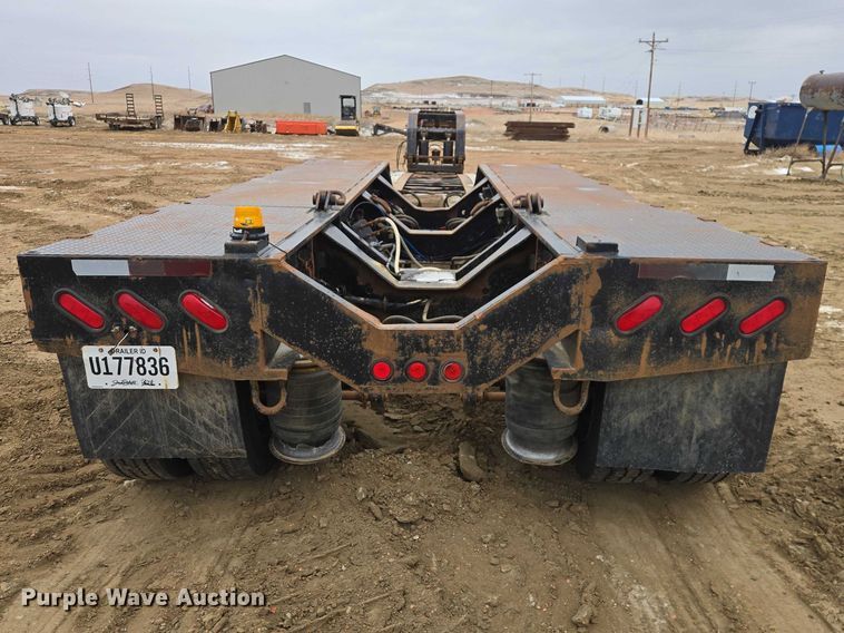 image for item EV5810 2012 Pitts lowboy equipment trailer