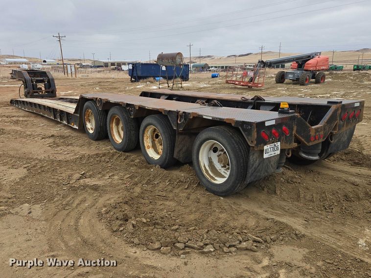 image for item EV5810 2012 Pitts lowboy equipment trailer