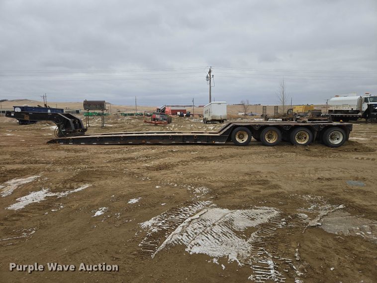 image for item EV5810 2012 Pitts lowboy equipment trailer