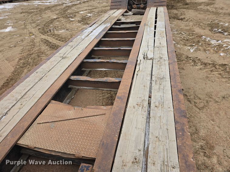 image for item EV5810 2012 Pitts lowboy equipment trailer