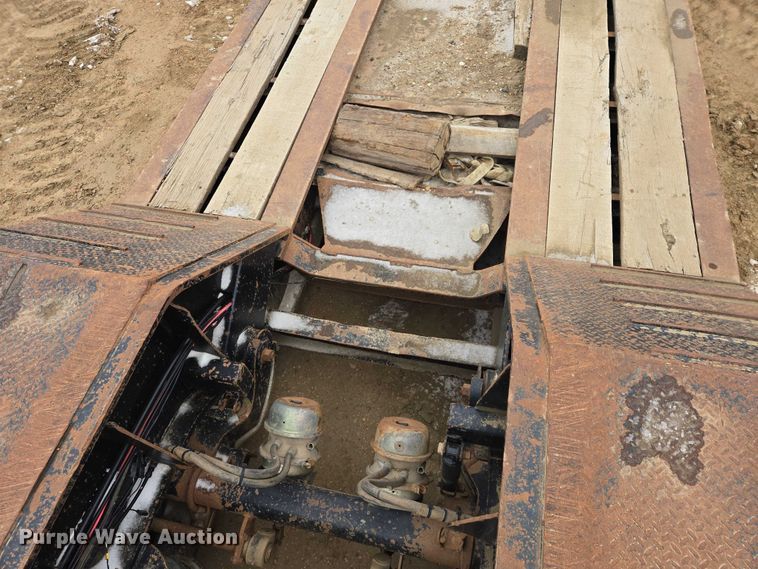 image for item EV5810 2012 Pitts lowboy equipment trailer