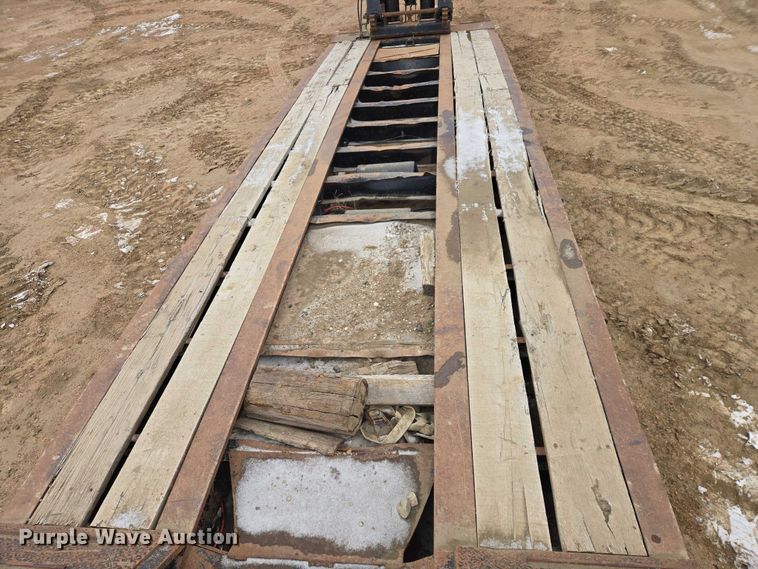 image for item EV5810 2012 Pitts lowboy equipment trailer