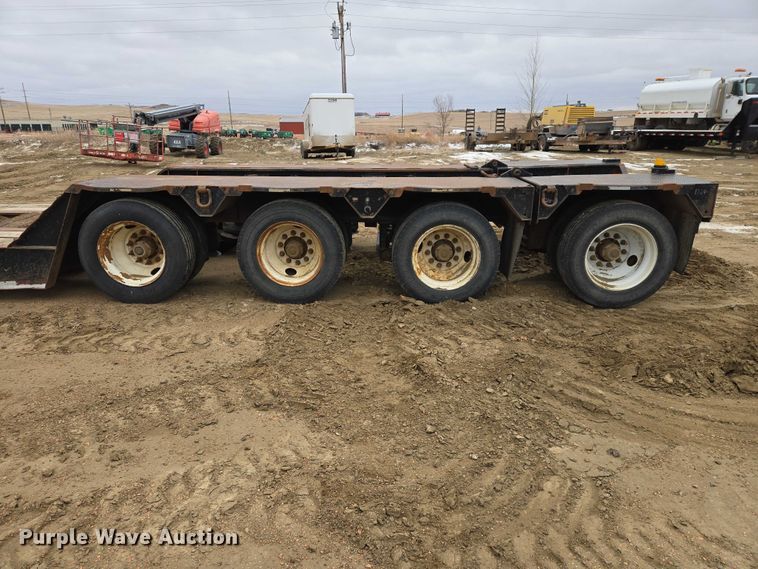 image for item EV5810 2012 Pitts lowboy equipment trailer