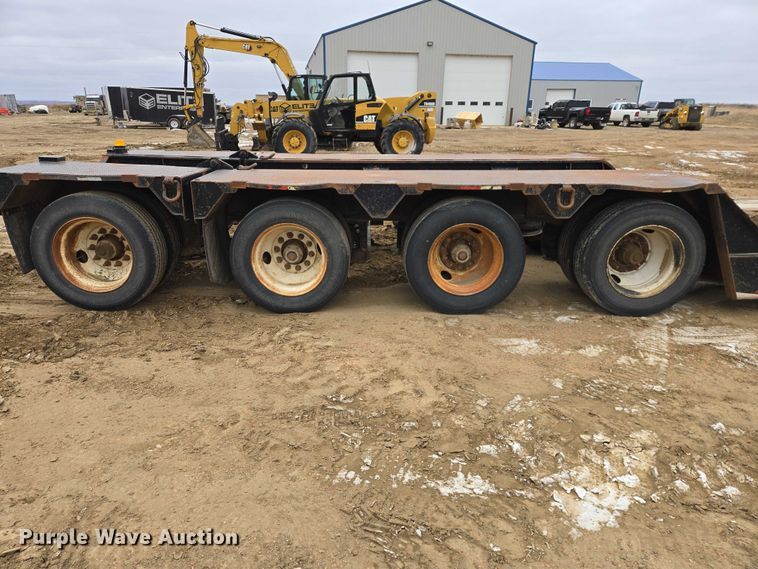 image for item EV5810 2012 Pitts lowboy equipment trailer