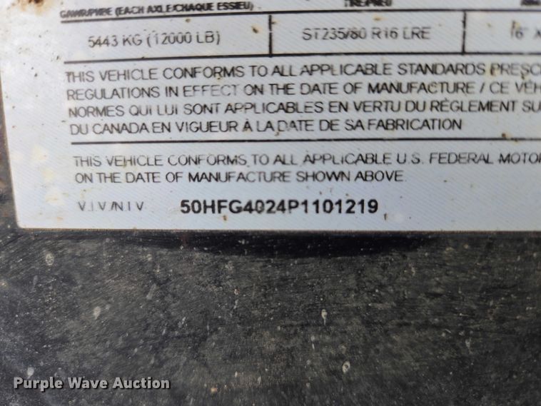 image for item EV5818 2023 Norstar Ironbull equipment trailer