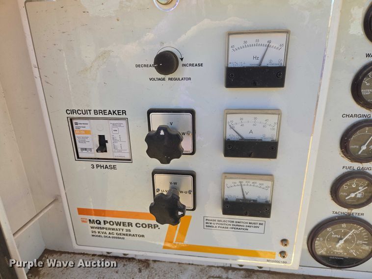 image for item EV5907 2007 MQ Power DCA-25SSIU2 generator