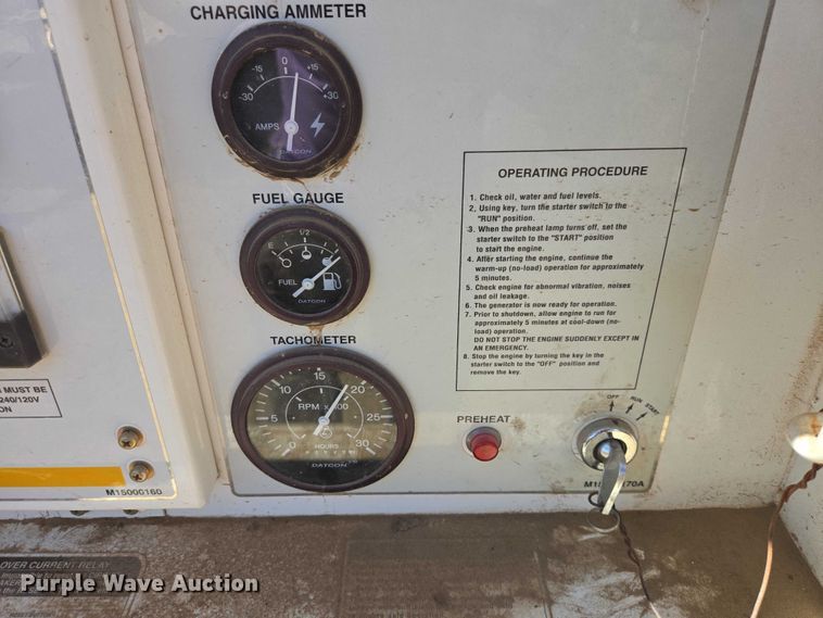 image for item EV5907 2007 MQ Power DCA-25SSIU2 generator