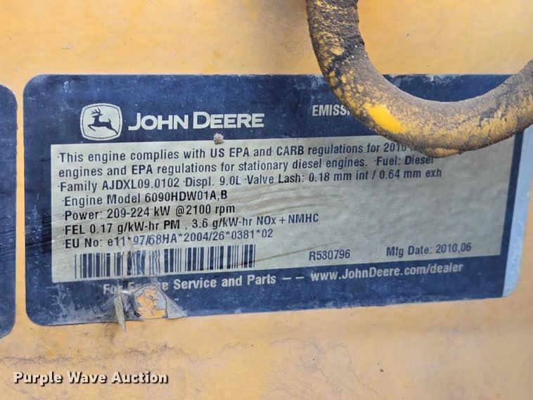 image for item EV5910 2010 John Deere 872GP motor grader
