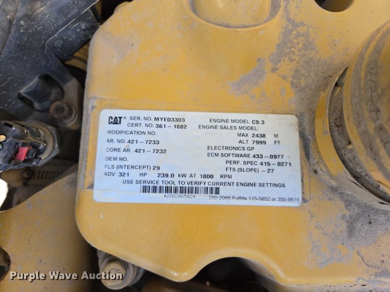 image for item EV5911 2013 Caterpillar 336E LH excavator