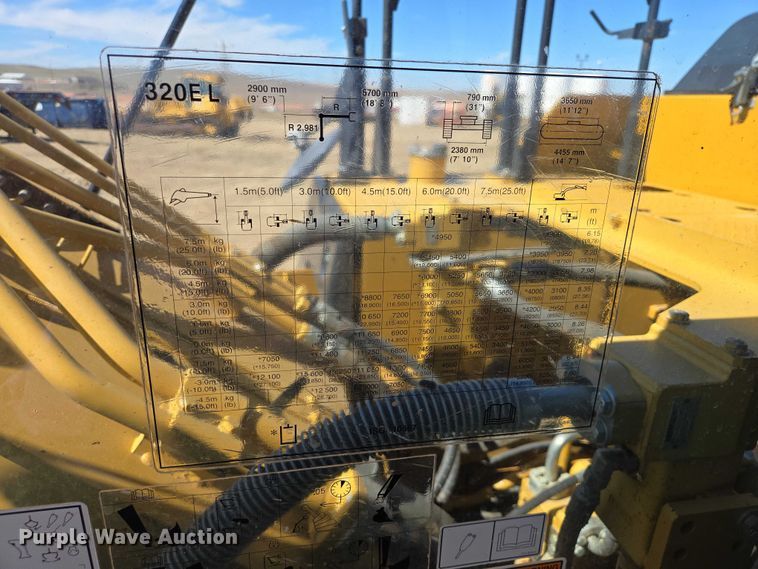 image for item EV5912 2012 Caterpillar 320E L excavator