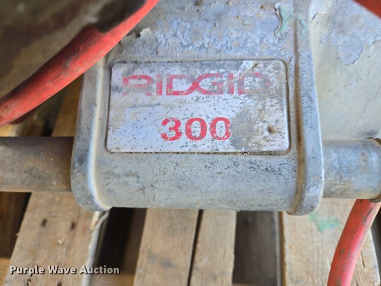 image for item EV5925 Ridgid pipe threader