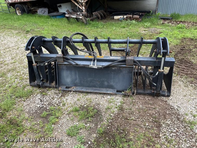 image for item EV7717 Grizzly Built skid steer grapple bucket