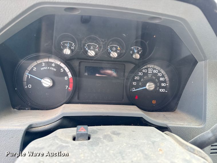 image for item EV7722 2012 Ford F250 Crew Cab utility bed pickup truck