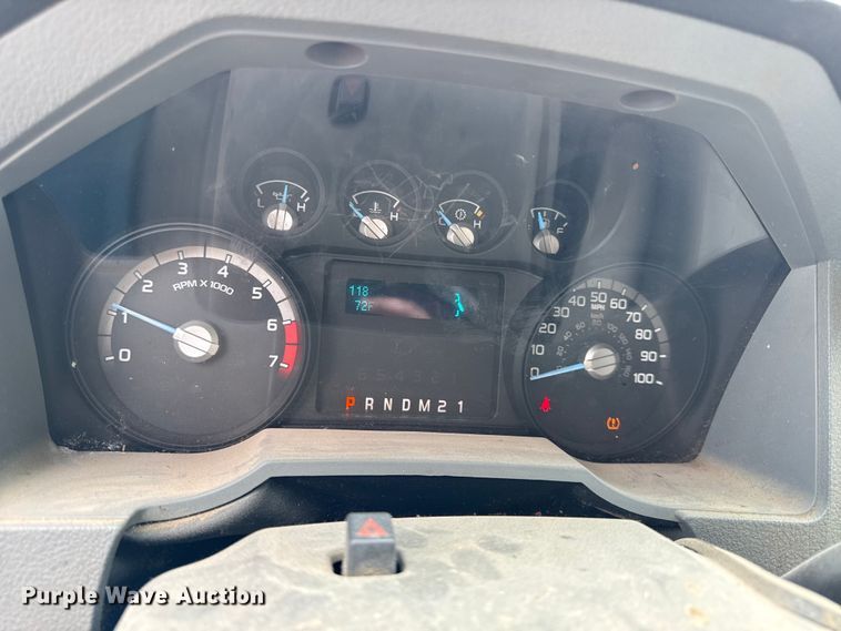 image for item EV7722 2012 Ford F250 Crew Cab utility bed pickup truck