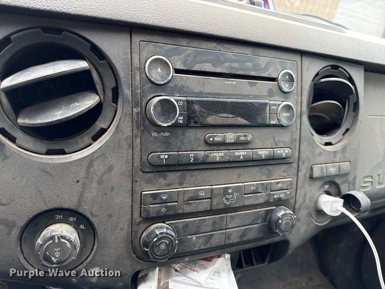 image for item EV7722 2012 Ford F250 Crew Cab utility bed pickup truck