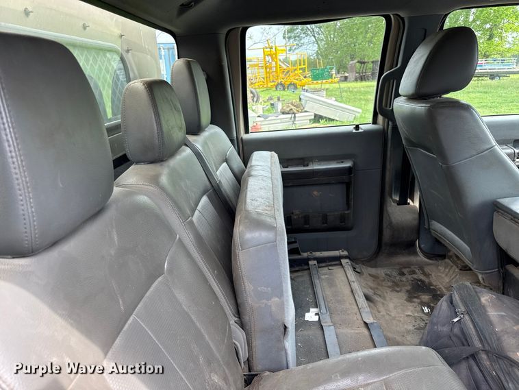 image for item EV7722 2012 Ford F250 Crew Cab utility bed pickup truck