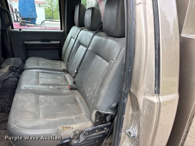image for item EV7722 2012 Ford F250 Crew Cab utility bed pickup truck