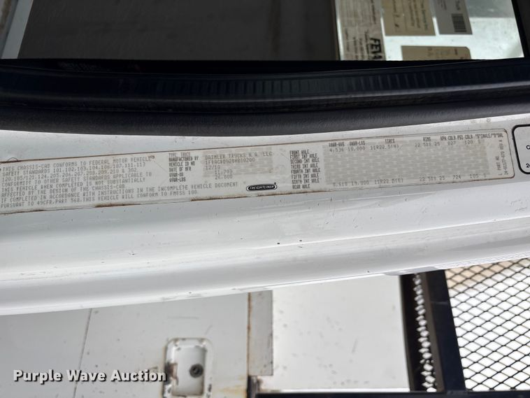 image for item EW1549 2011 Freightliner Business Class M2 forestry bucket truck