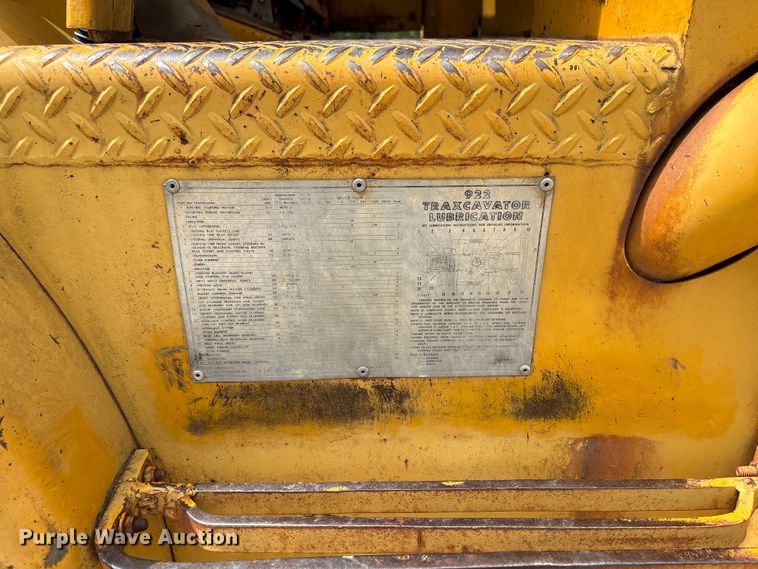 image for item EW1553 Caterpillar 922B wheel loader