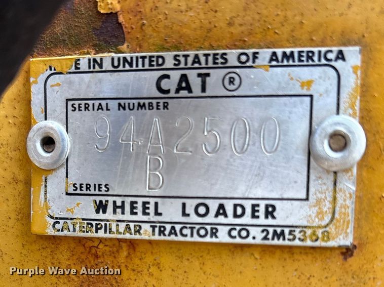 image for item EW1553 Caterpillar 922B wheel loader