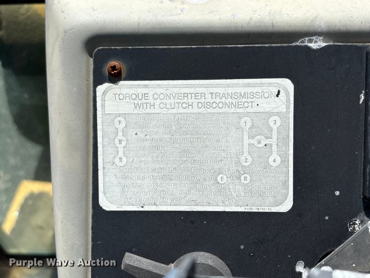 image for item EW1557 Ford 555D backhoe