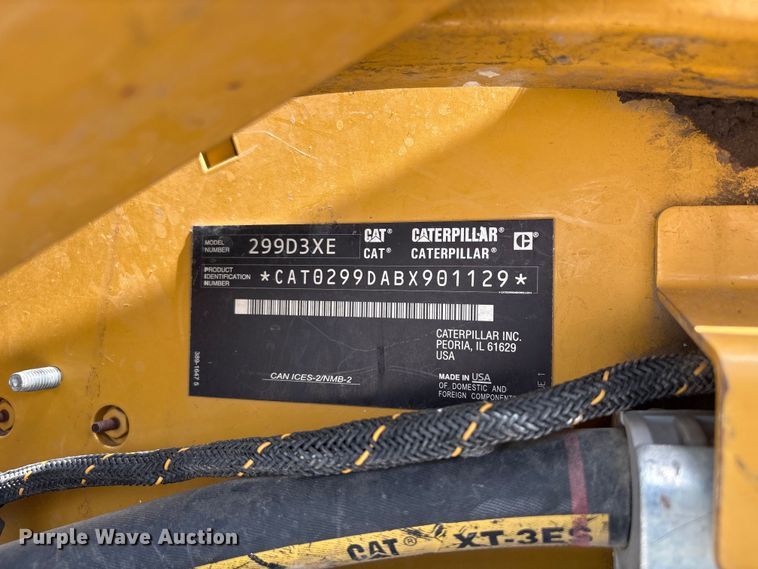 image for item EW1559 2020 Caterpillar 299D3 XE tracked skid steer loader