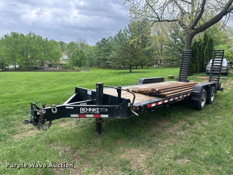 image for item EW2032 2023 Behnke CNCT2324E-S equipment trailer