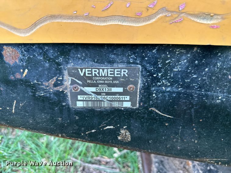 image for item EW2034 2011 Vermeer D9X13II directional boring unit