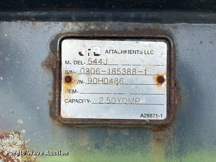 image for item FB3429 JRB attachments 544J four-in-one wheel loader bucket