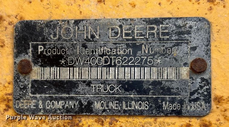 image for item FB3431 2008 John Deere 400D articulated haul truck