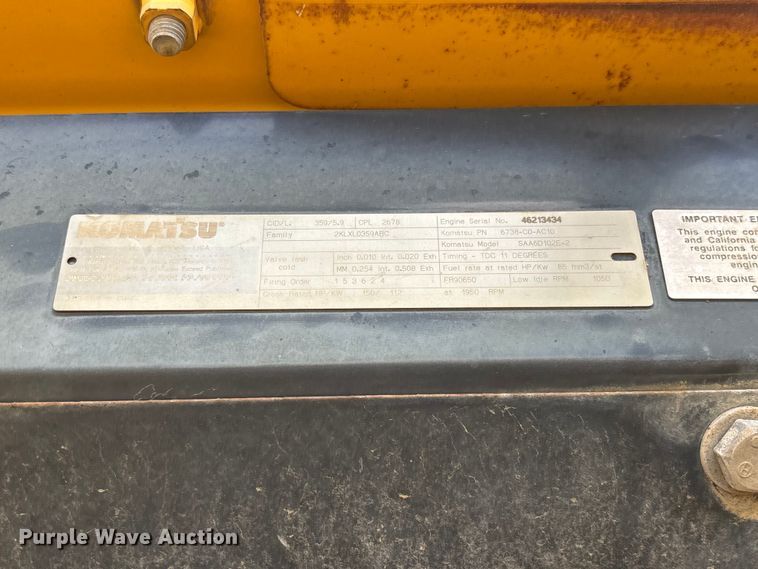 image for item FB3432 2002 Komatsu PC200LC-7L excavator