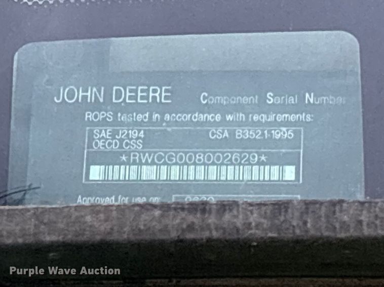 image for item FB3433 2008 John Deere 9630 Scraper Special 4WD tractor