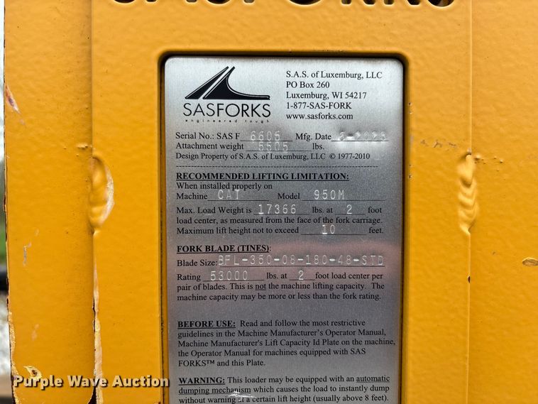 image for item FB3449 2023 SASFORKS forks