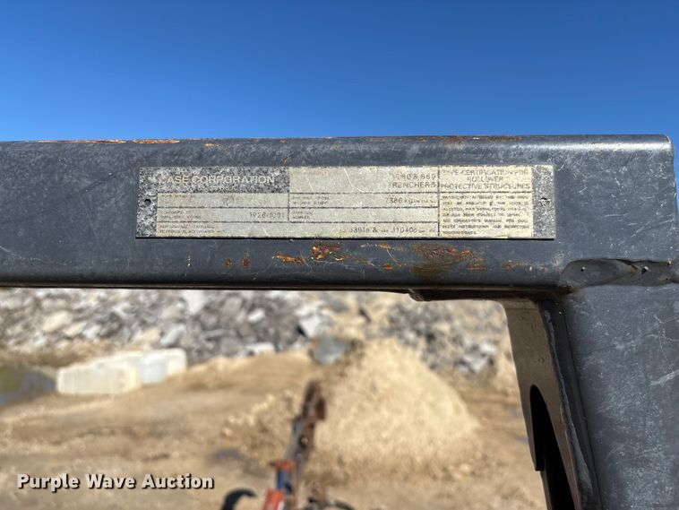 image for item FB3453 2000 Case 860 Turbo trencher